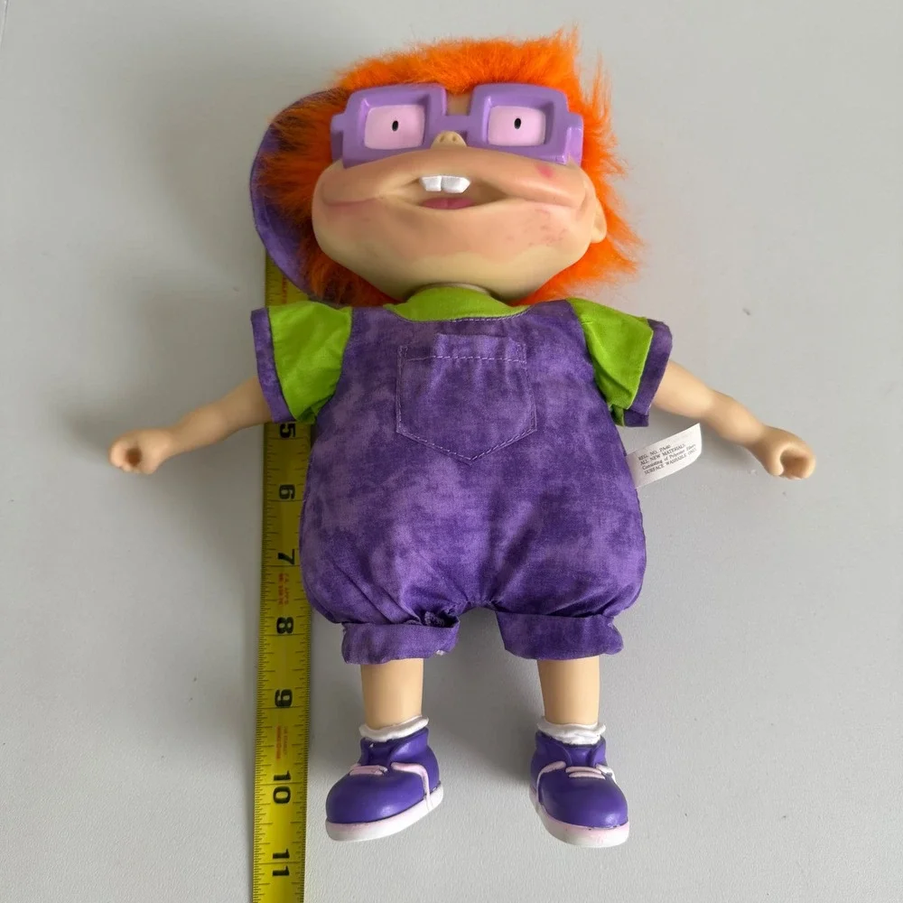 Vintage 1997 Mattel Rugrats Chuckie Finster Plush Doll 11